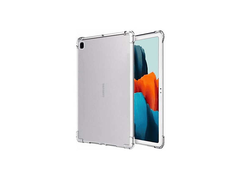 NEWFACE Anti Shock Silikon Samsung Galaxy P610 Tab S6 Lite 10.4 Uyumlu Tablet Kılıfı Şeffaf