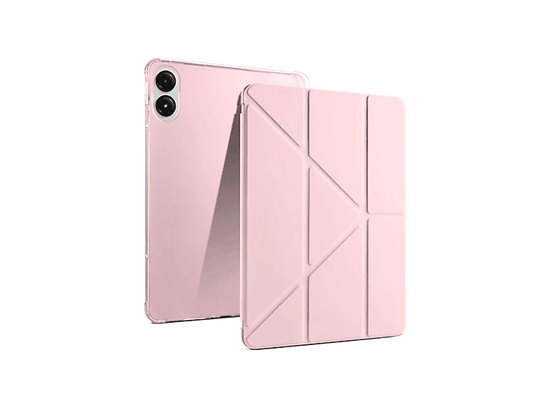NEWFACE Kalemlikli Mars Xiaomi Redmi Pad Pro 12.1 Uyumlu Tablet Kılıfı Rose Gold