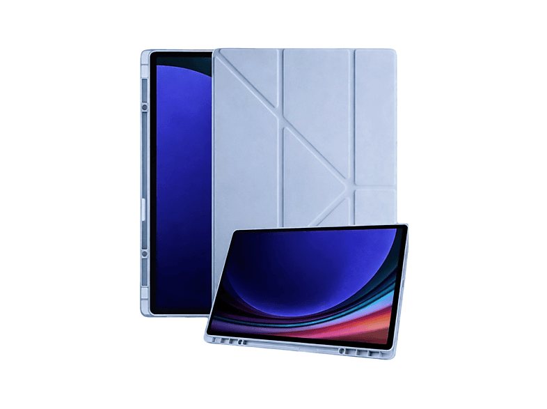 NEWFACE Kalemlikli Mars Samsung Galaxy X730 Tab S11 Uyumlu Tablet Kılıfı Mavi