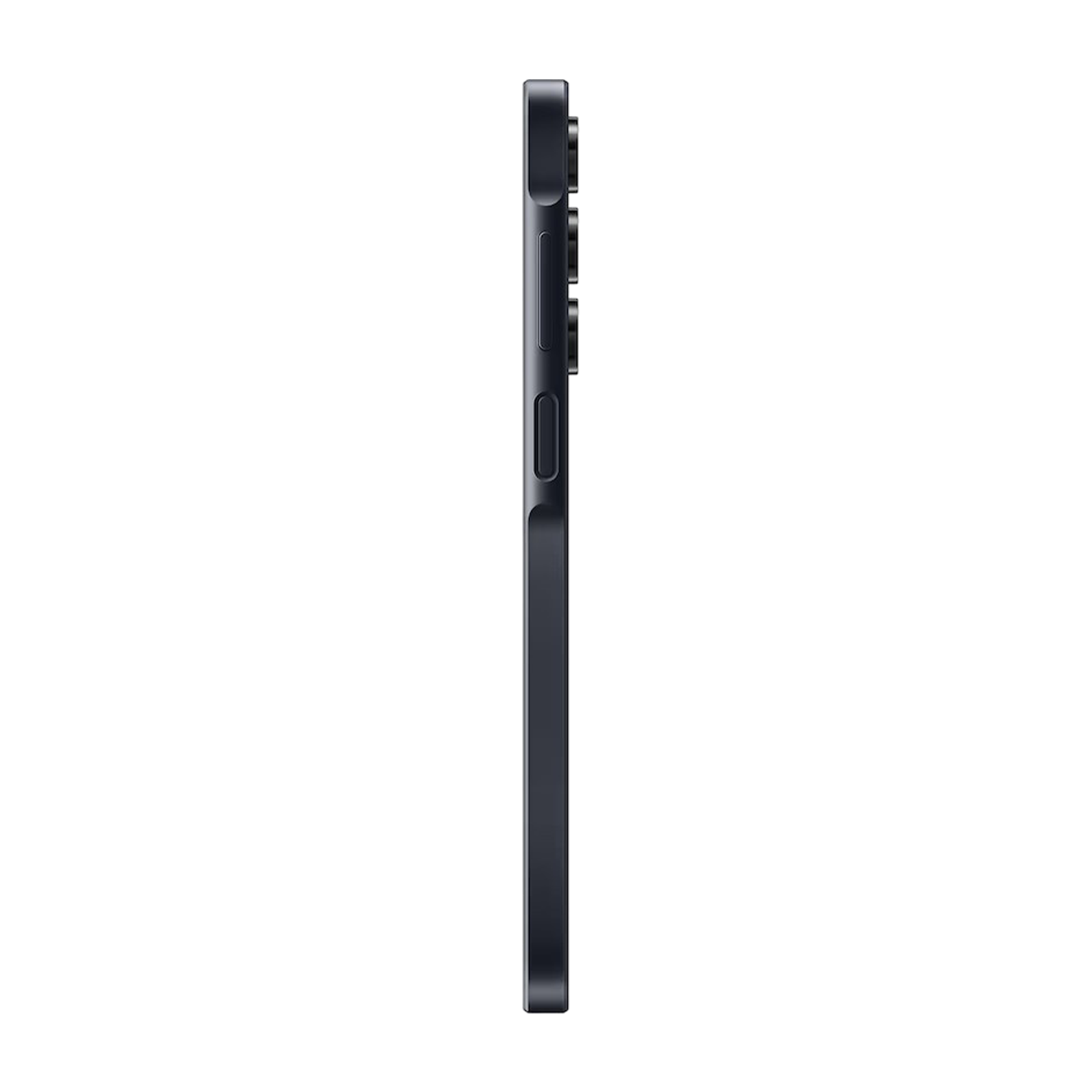 Dunkelgraues Smartphone im Profil, Kameras auf der Rückseite sichtbar.