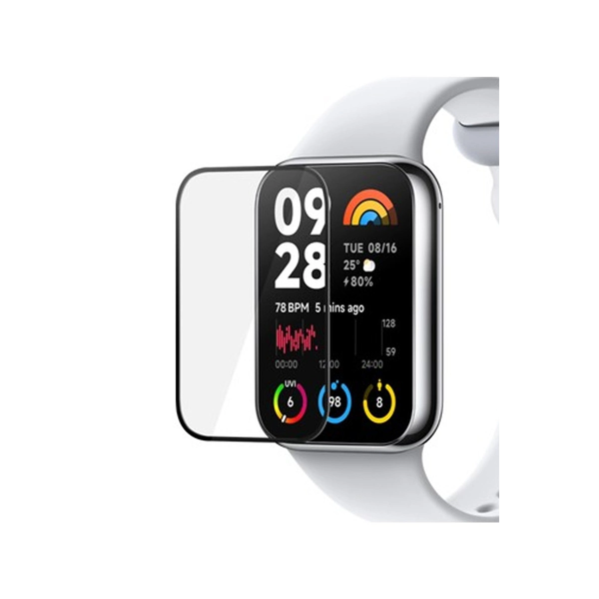 NEWFACE Xiaomi Smart Band 8 Pro Uyumlu Polymer Nano Ekran Koruyucu