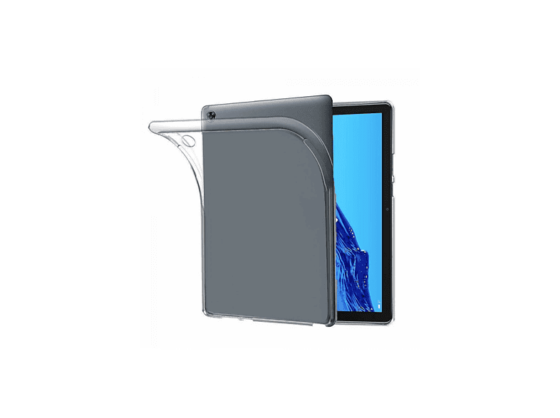 NEWFACE Kılıf Şeffaf Silikon Huawei MediaPad T3 10 / 9.6 Uyumlu Tablet Kılıfı Şeffaf