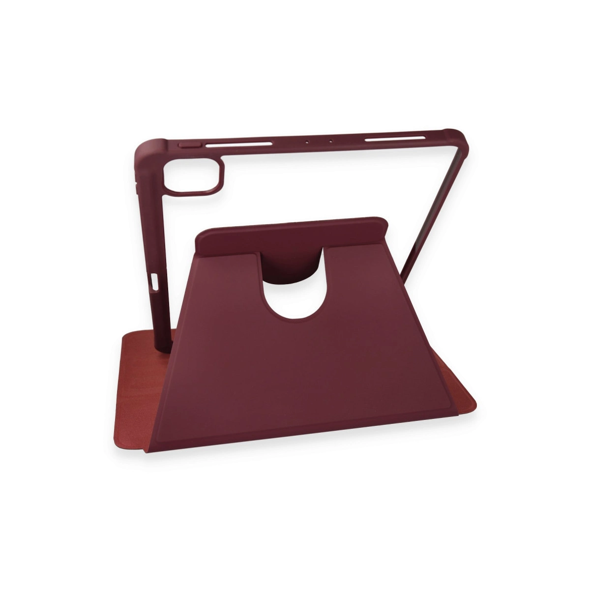 Bordo tablet kılıfı ve standı