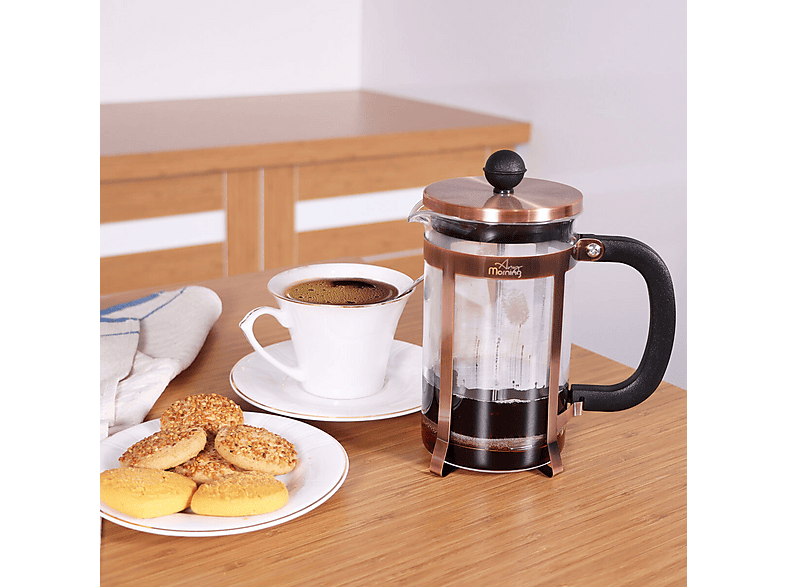 ANY MORNING 600 ml Paslanmaz Çelik Kahve ve Bitki Çayı Demleme