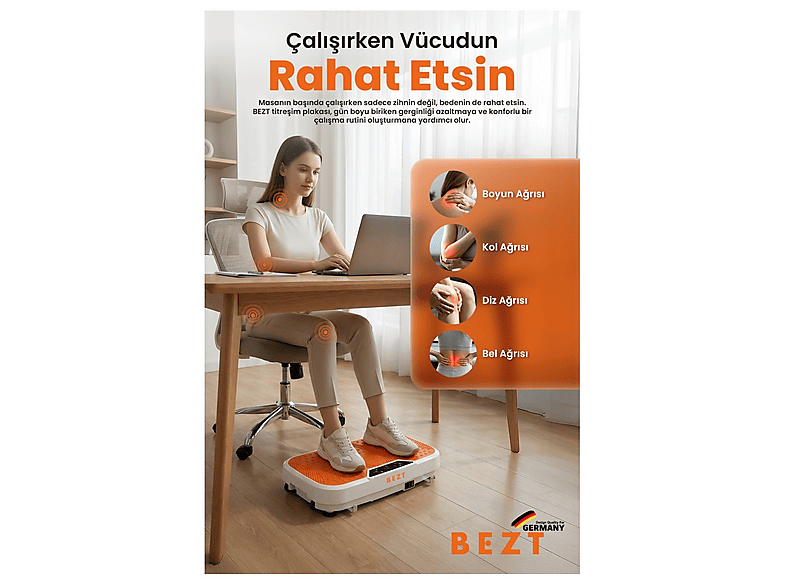 BEZT Vibe 2 Pro Max Vibration Plate Titreşimli Spor Masaj Aleti