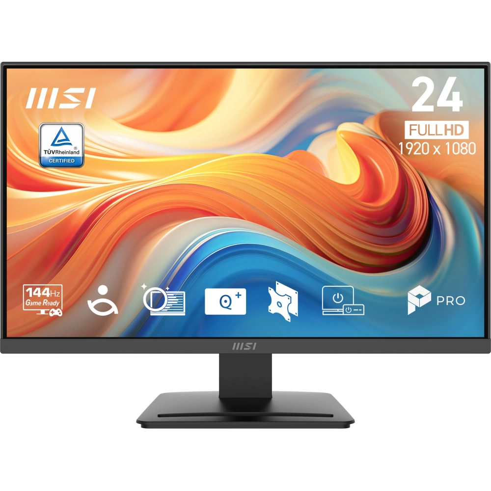 MSI PRO MP241 E14V 1920x1080 144Hz HDMI DP FreeSync VA 23,8 inç Full-HD 1 ms Monitör Siyah