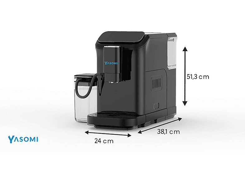 YASOMI Brewsta WS-D5 Çelik Kahve Öğütücülü, Süt Köpürtücülü