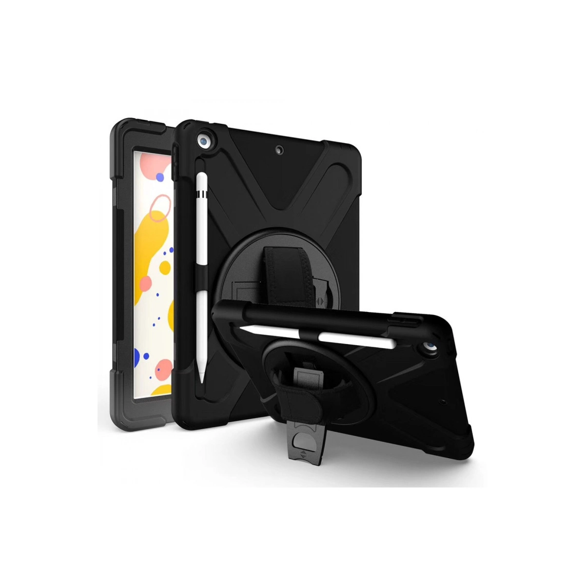 NEWFACE Amazing Kapak Apple iPad 5 Air 9.7 Uyumlu Tablet Kılıfı Siyah