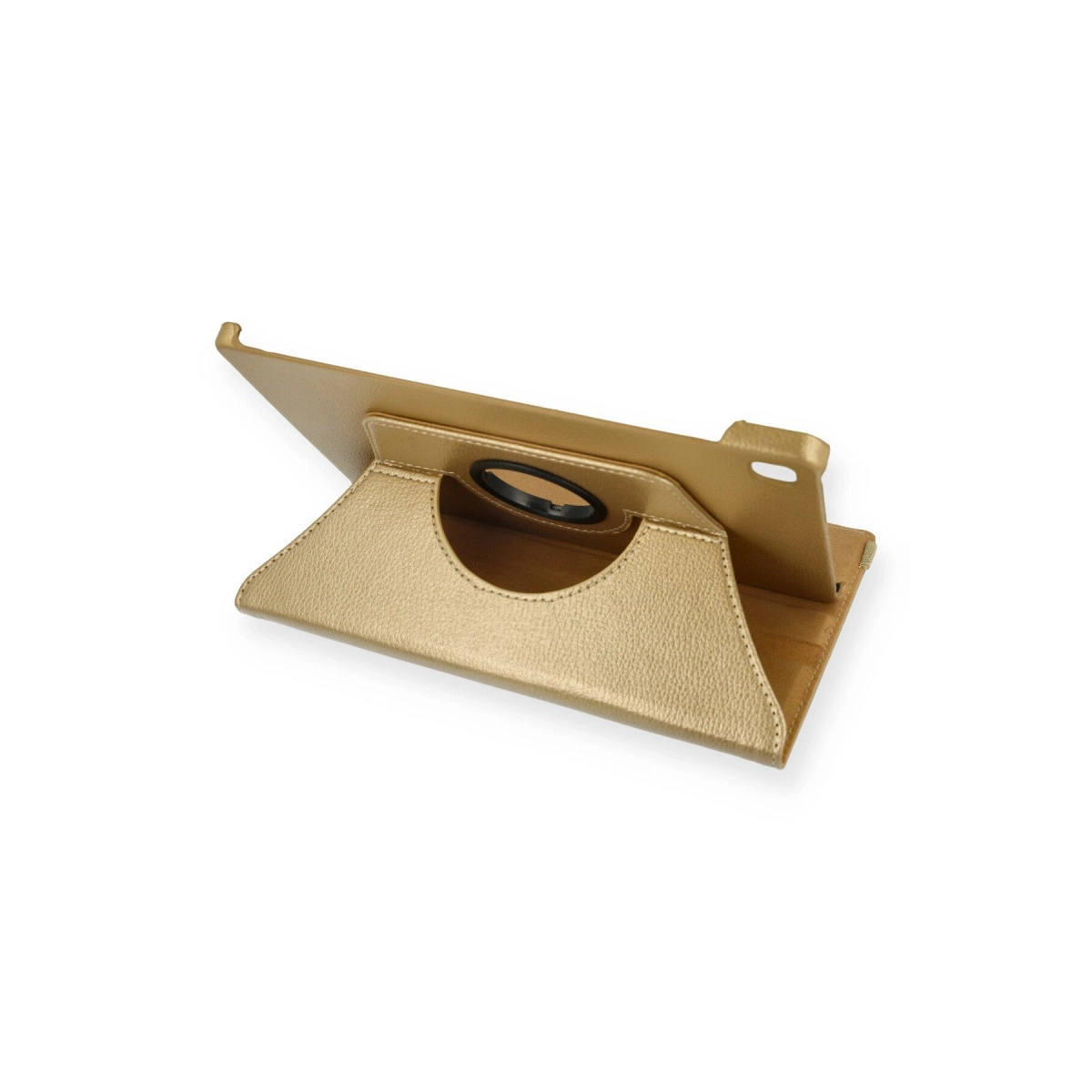 NEWFACE 360  Deri Samsung Galaxy T500 Tab A7 10.4 Uyumlu Tablet Kılıfı Gold