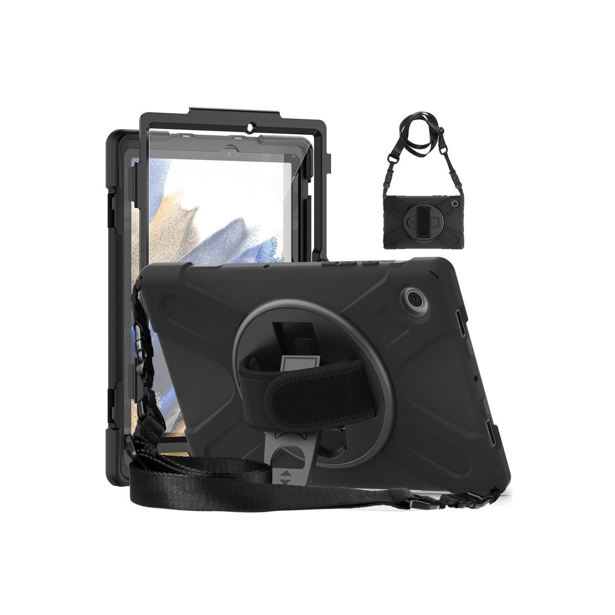 NEWFACE Amazing  Kapak Lenovo Tab M10 TB328FU Uyumlu Tablet Kılıfı Siyah