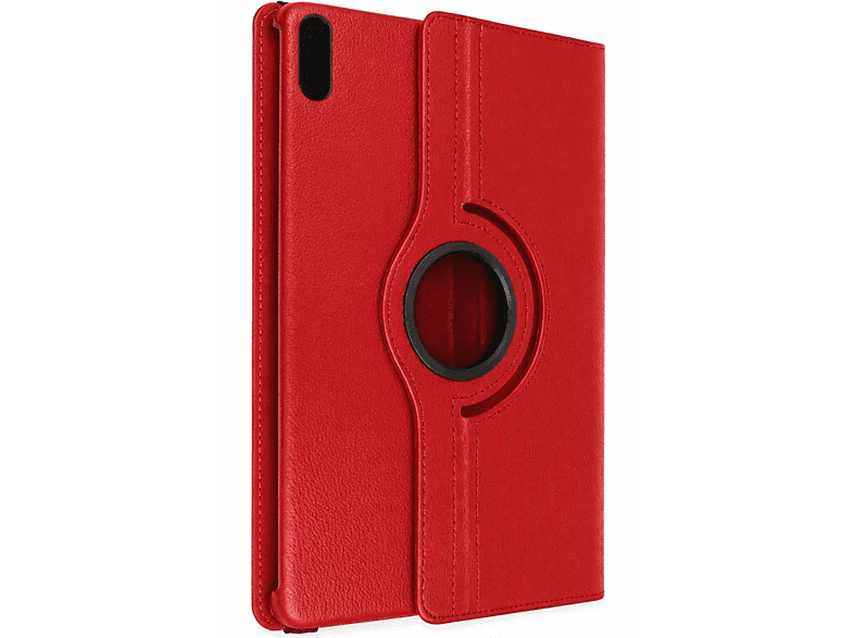 NEWFACE 360 Deri Huawei MatePad 11 10.9 Uyumlu Tablet Kılıfı Kırmızı