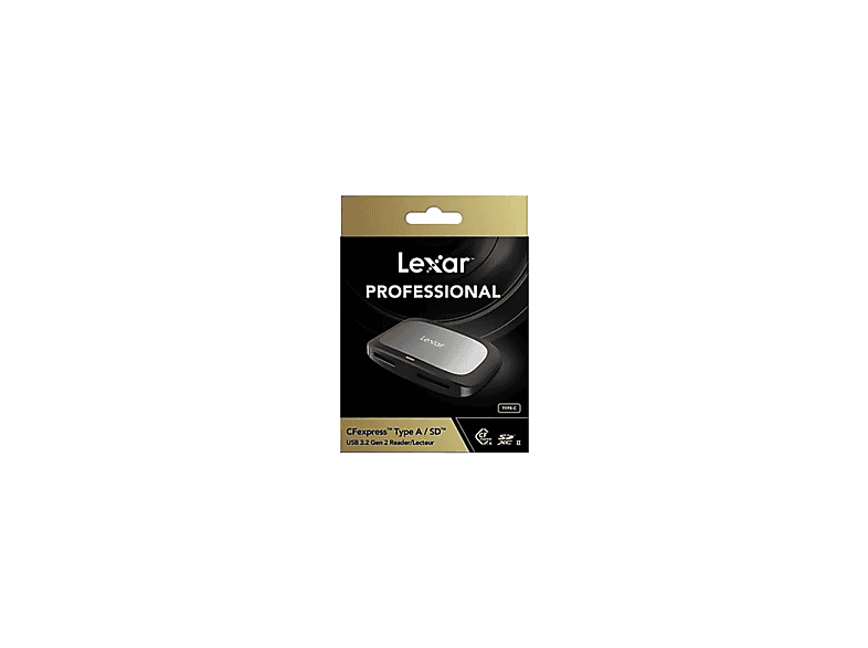 LEXAR Type A USB 3.2 Gen 2 10Gbps CFexpress Kart Okuyucu Siyah