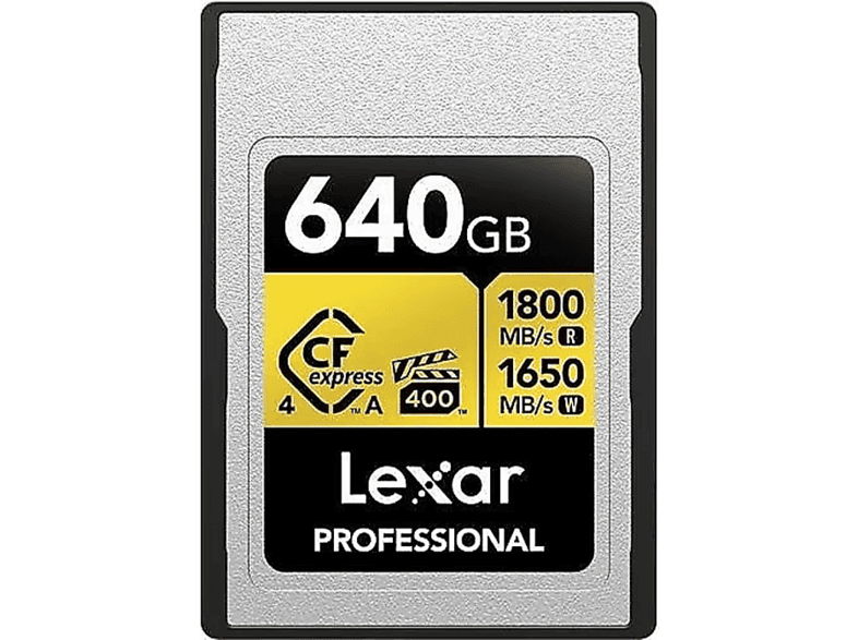 LEXAR Professional Gold CFexpress 640 GB Hafıza Kartı