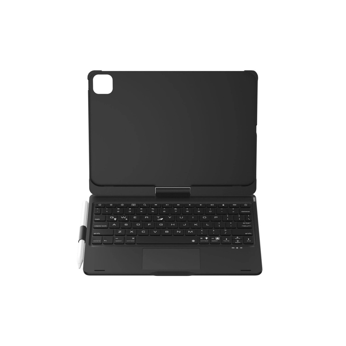 NEWFACE F11 ATS Magic Dönen Klavyeli iPad Pro 11 (2024) Uyumlu Tablet Kılıfı Siyah