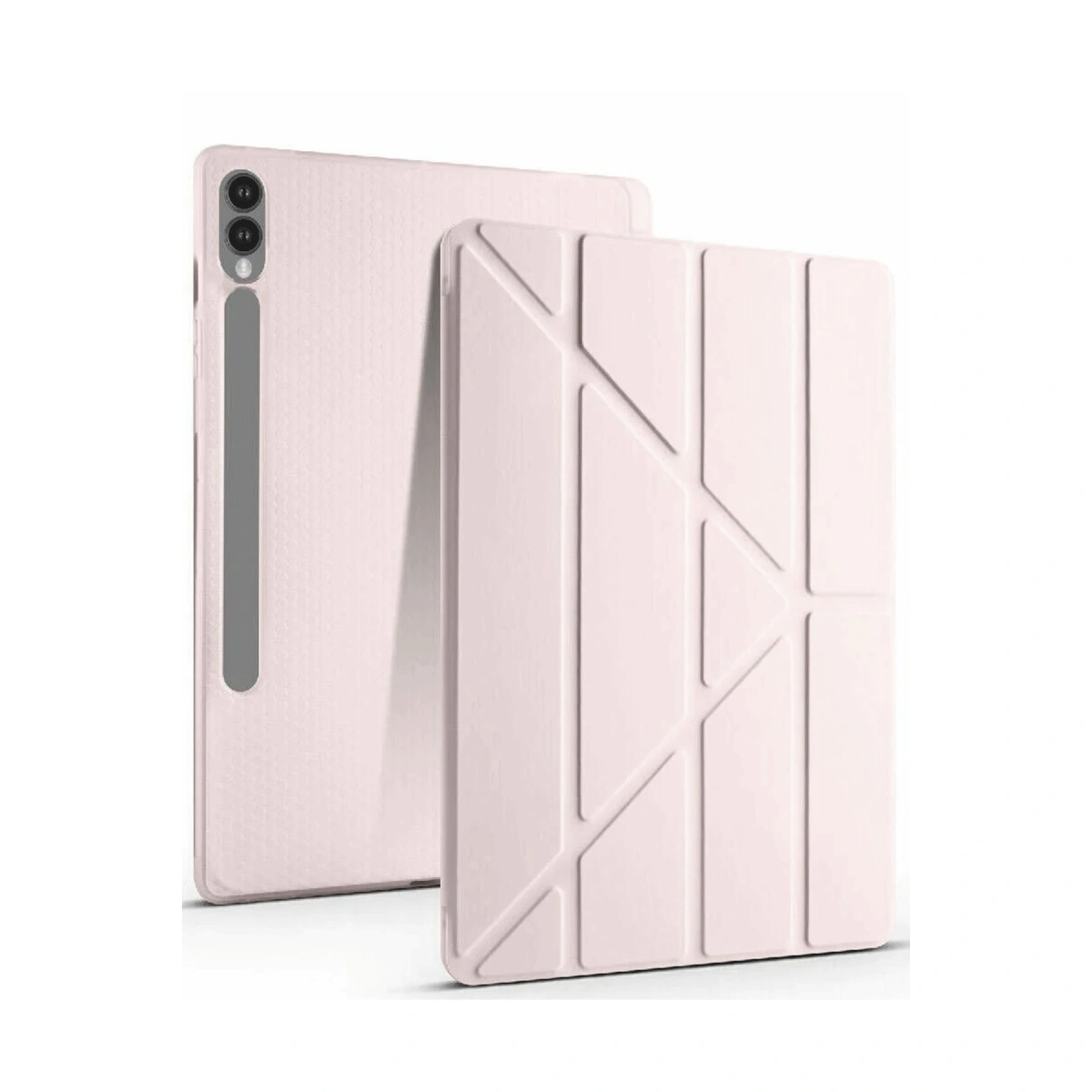 NEWFACE Kalemlikli Mars Samsung Galaxy X510 Tab S9 FE 11 Uyumlu Tablet Kılıfı Rose Gold