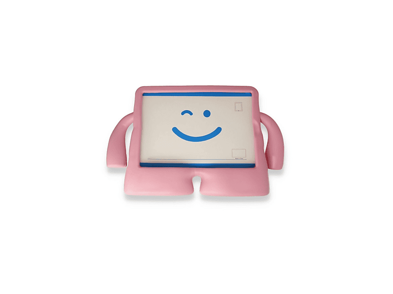 NEWFACE Karakter Silikon Apple iPad 2022 10.9 (10.nesil) Uyumlu Tablet Kılıfı Açık Pembe