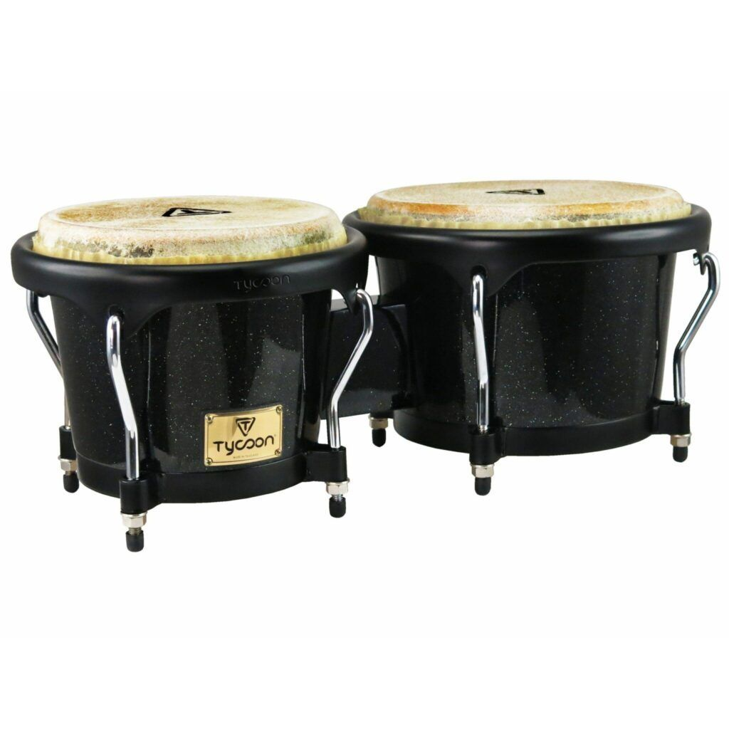 TYCOONTB80BMB (7+8,5 İnç) Artist Seri Bongo (Metalik Siyah)