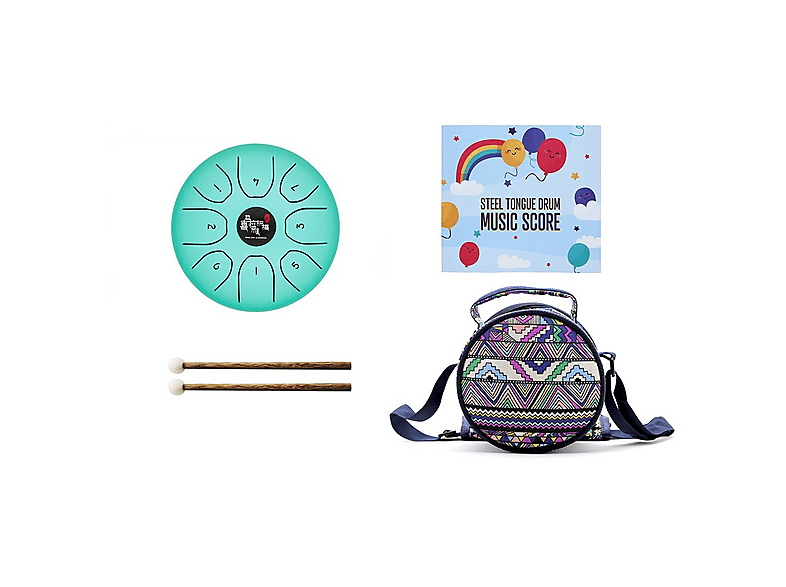 HIMALAYA BLESSING 14cm Steel Tongue Drum BQ55MCY