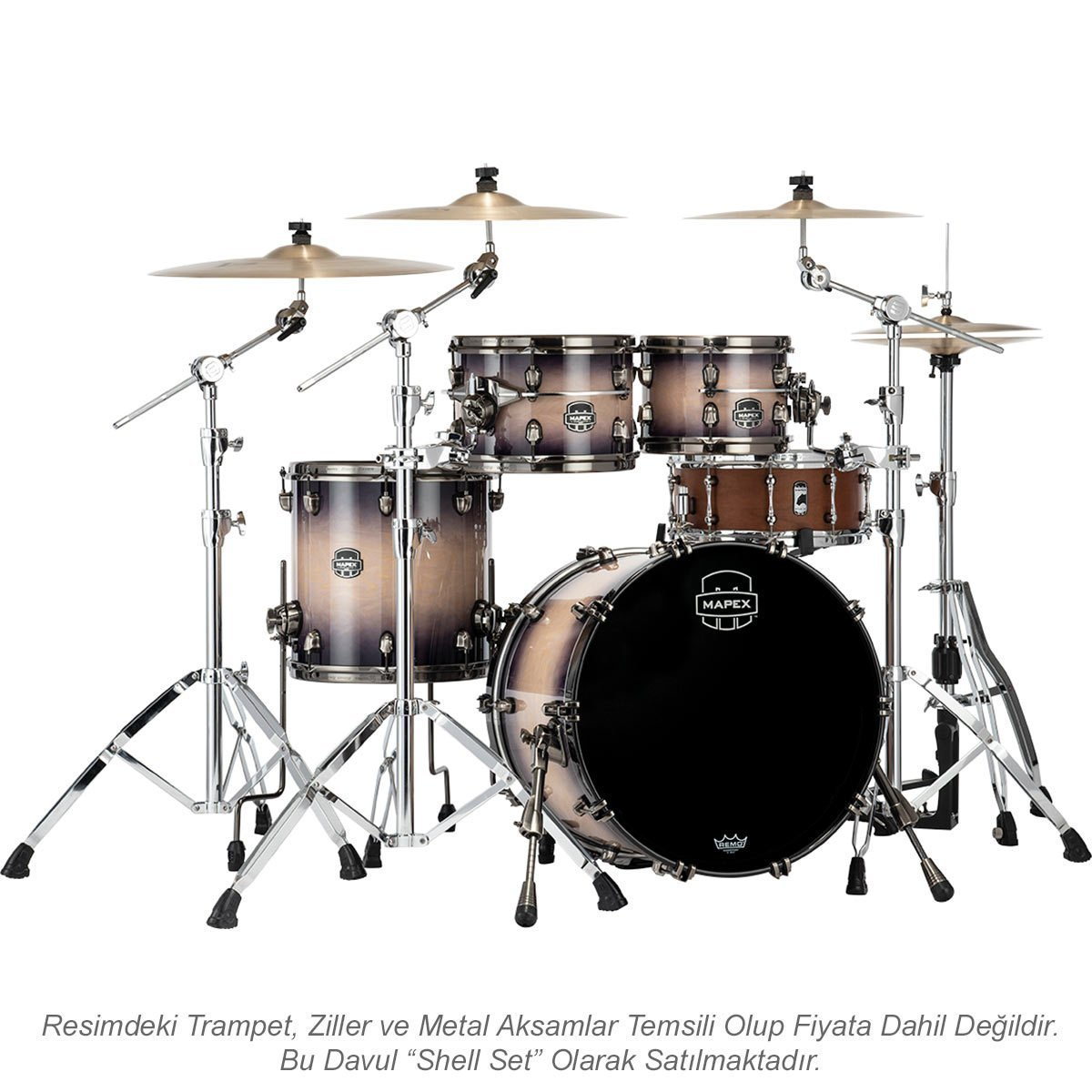MAPEXSaturn EVO Maple Akustik Davul 20+10+12+14F (SE504XMBPZ)