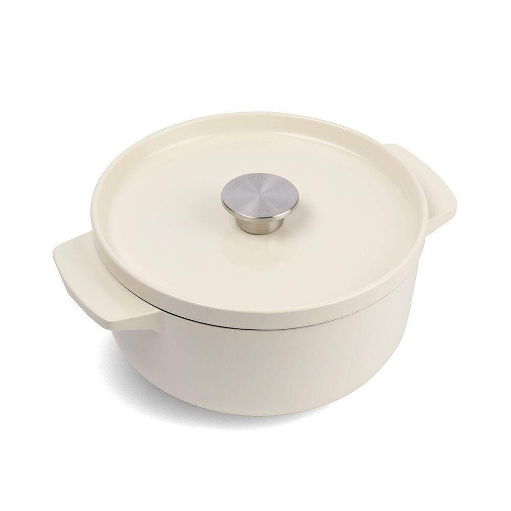 KITCHENAID CC006056 Döküm Demir 22 cm 3.3 l Almond Krem Tencere Krem