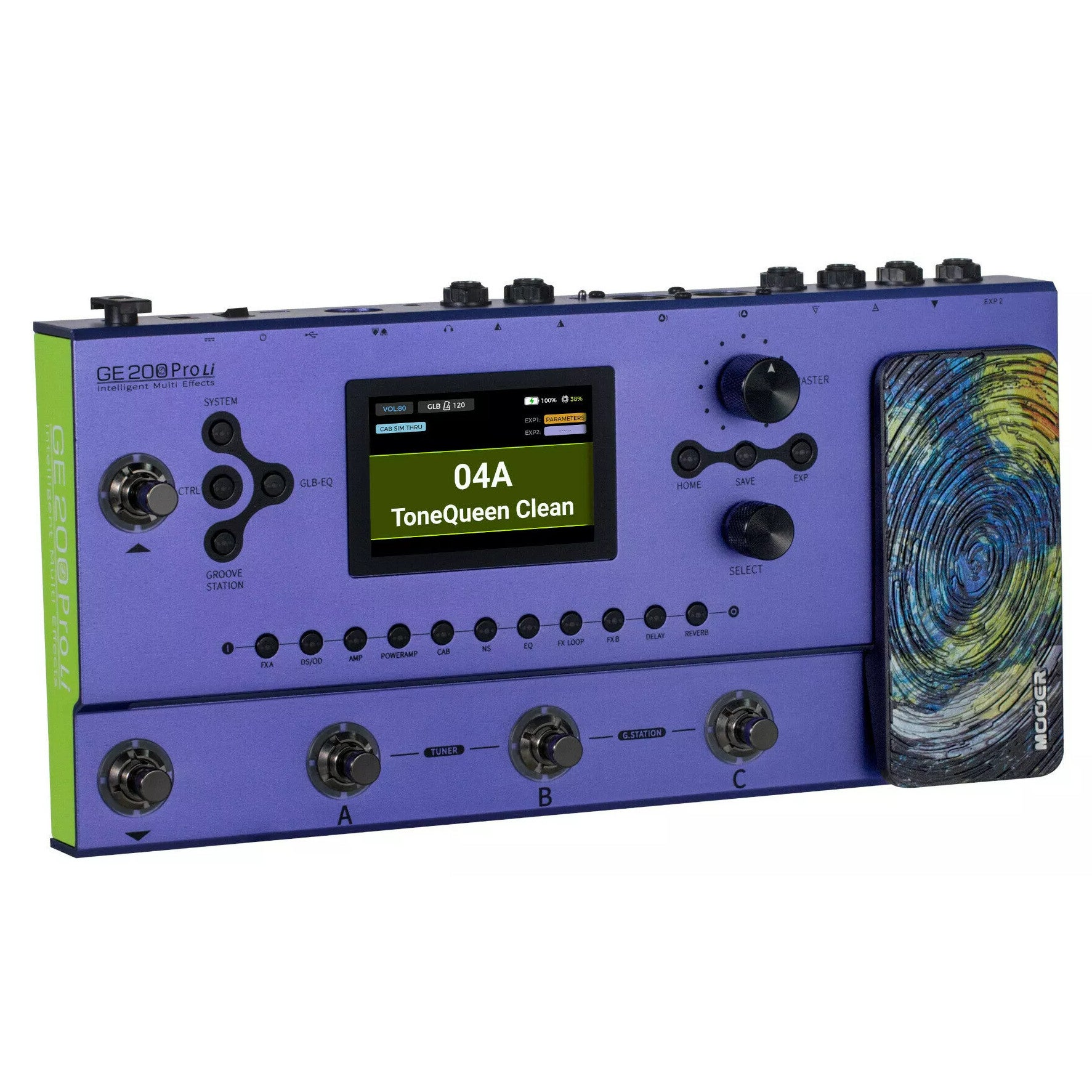 MOOER GE200 Pro LI Şarjlı Gitar Efekt Prosesör Fiyat & Özellik