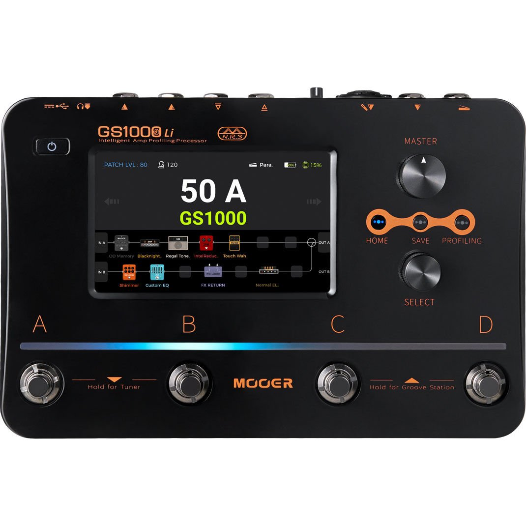 MOOER GS1000LI Şarjlı Akıllı Gitar Efekt Prosesörü