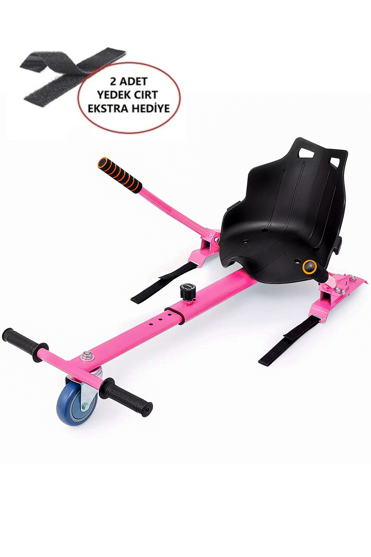 CITYMATE Hoverkart Elektrikli Kaykay Oturma Aparatı Tüm Modellerle Uyumlu Yedek Cırt Pembe Hoverboard