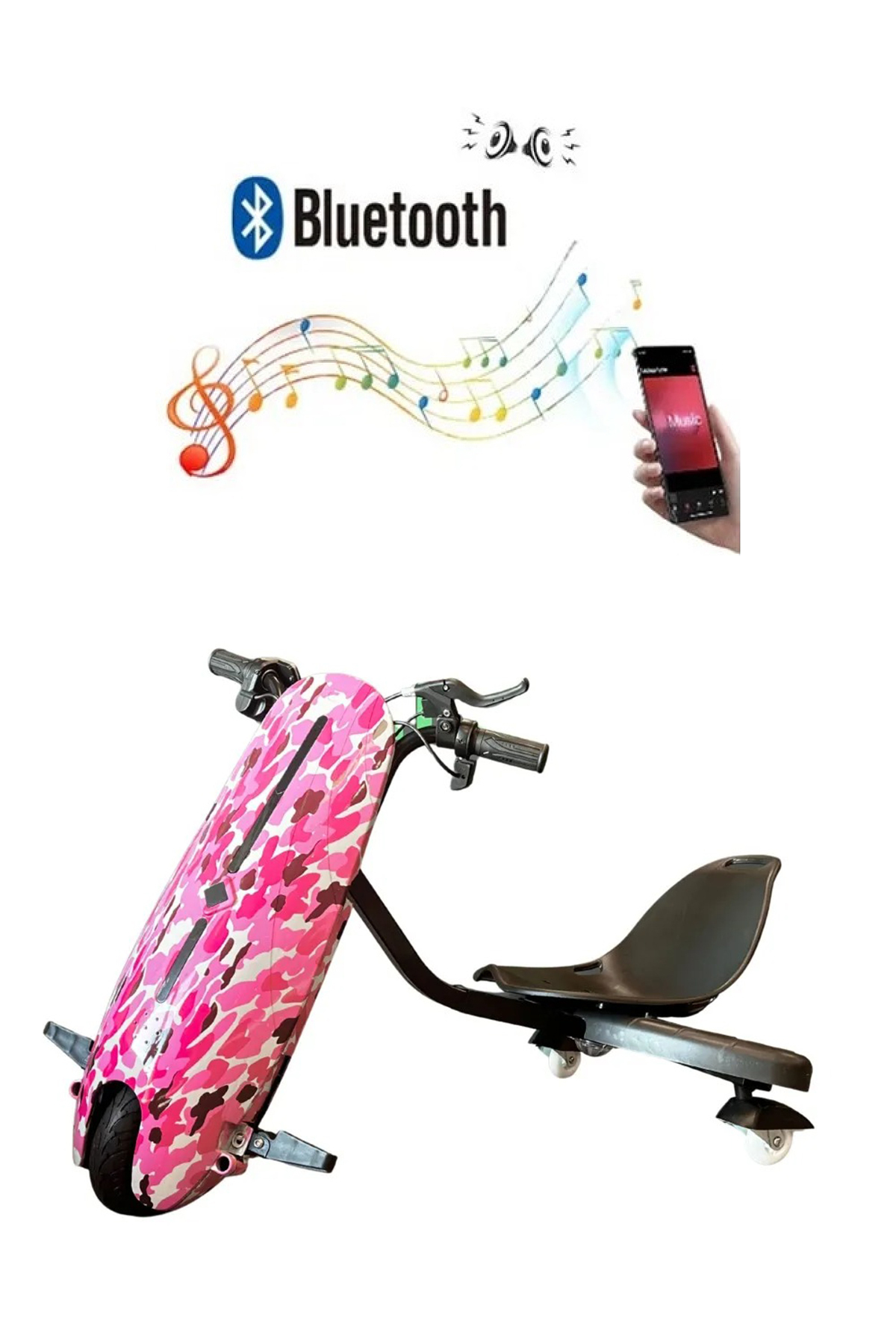 CITYMATE Drift Car Elektrikli Kaykay Bluetooth Ledli D05 Hoverboard