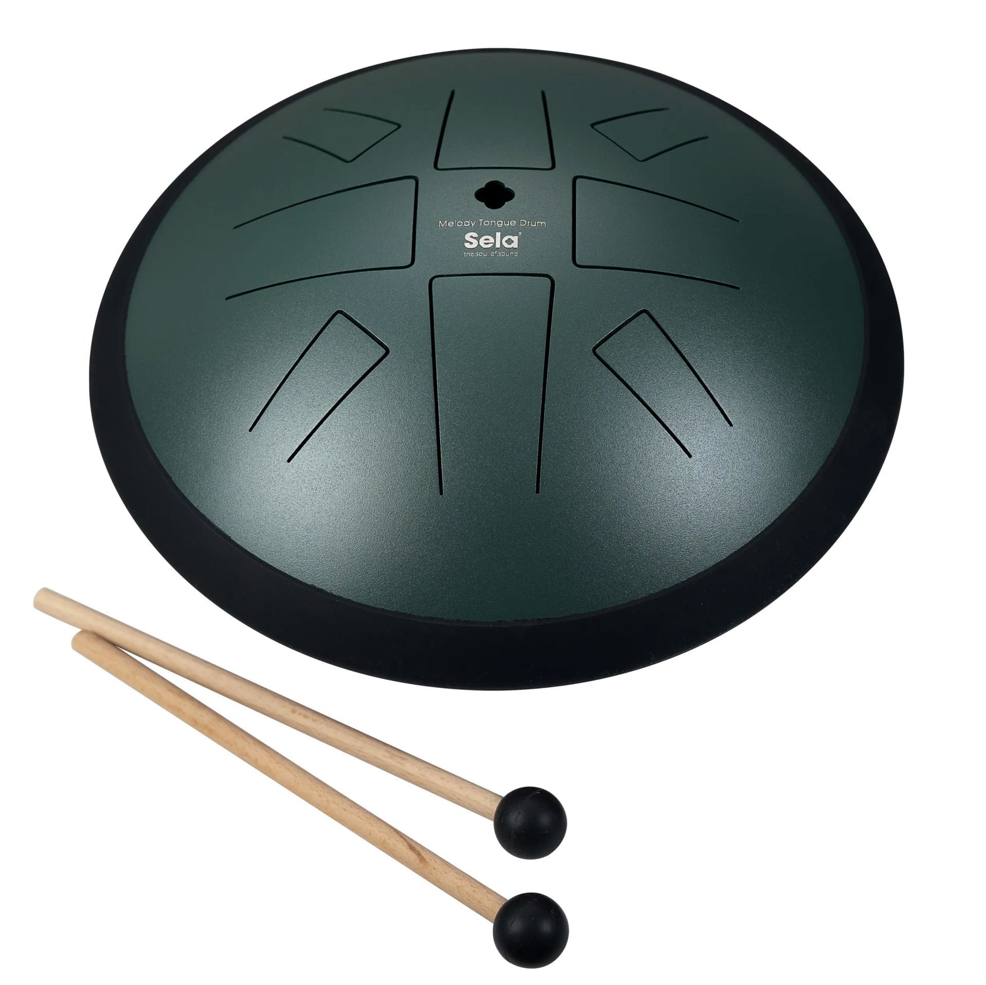 SELA SE373  ~ 25cm Tongue Drum (C Golden Gate / Yeşil)
