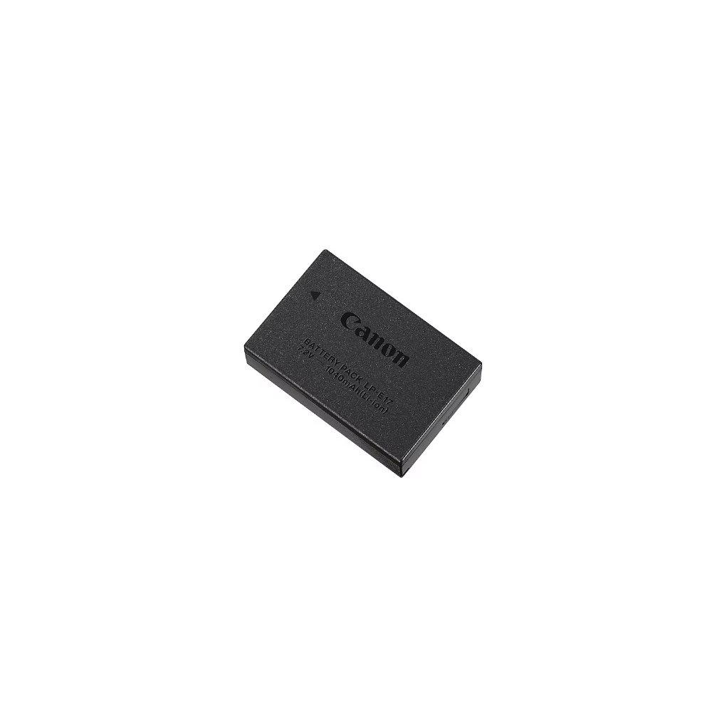 Siyah Canon LP-E17 pil, 7.2V 1040mAh Lityum-iyon.