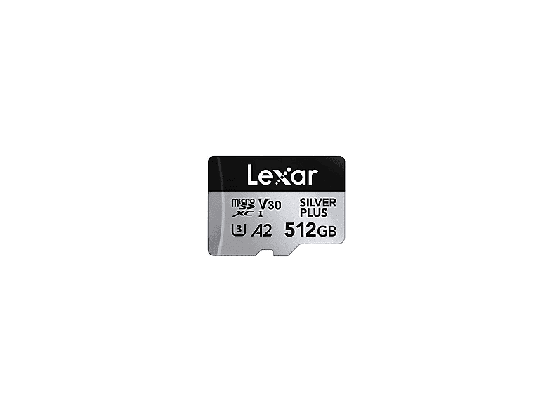 LEXAR Silver Plus 205MB 4K V30 UHSI microSD 512 GB Hafıza Kartı