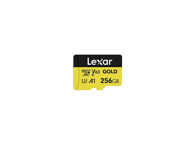 LEXAR 280 MB/s UHS-II V60 Gold Serisi microSD 256 GB Hafıza Kartı