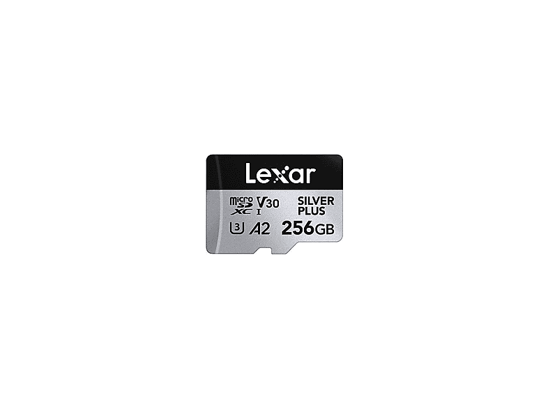 LEXAR Silver Plus 205MB 4K V30 UHSI microSD 256 GB Hafıza Kartı