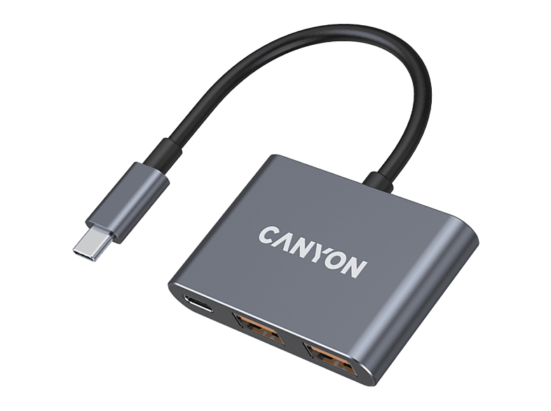 HUB USB-C CANYON DS-3 3in1 USBC, Fino a 5 Gbps | MediaWorld.it