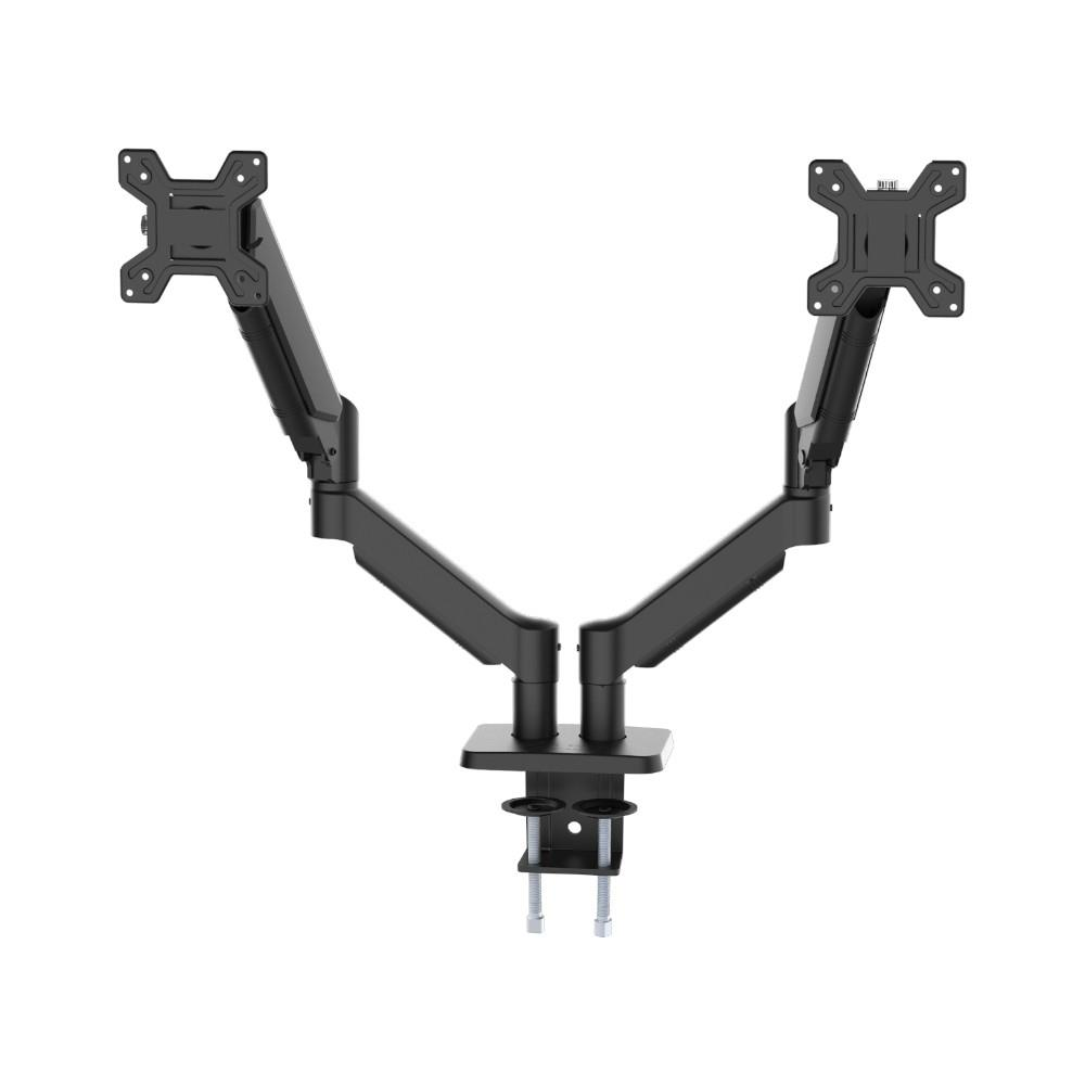 ANTENCI Sline M252D Amortisörlü 13-32'' Çift Kollu Masaüstü Monitör Standı