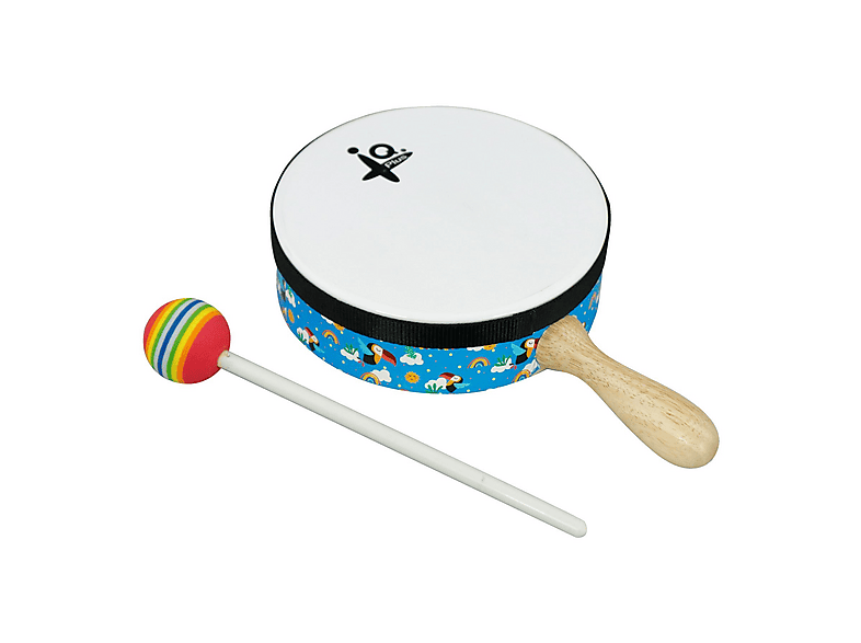 IQ PLUS6 inç Bendir and Foam Tip Mallet