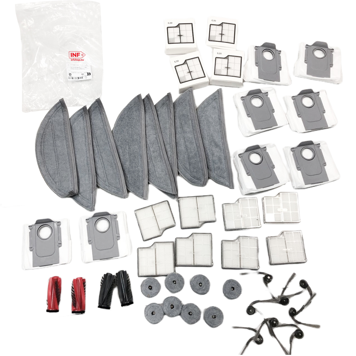 Stofzuigeraccessoires: stofzakken, filters, dweilen, borstels en meer.