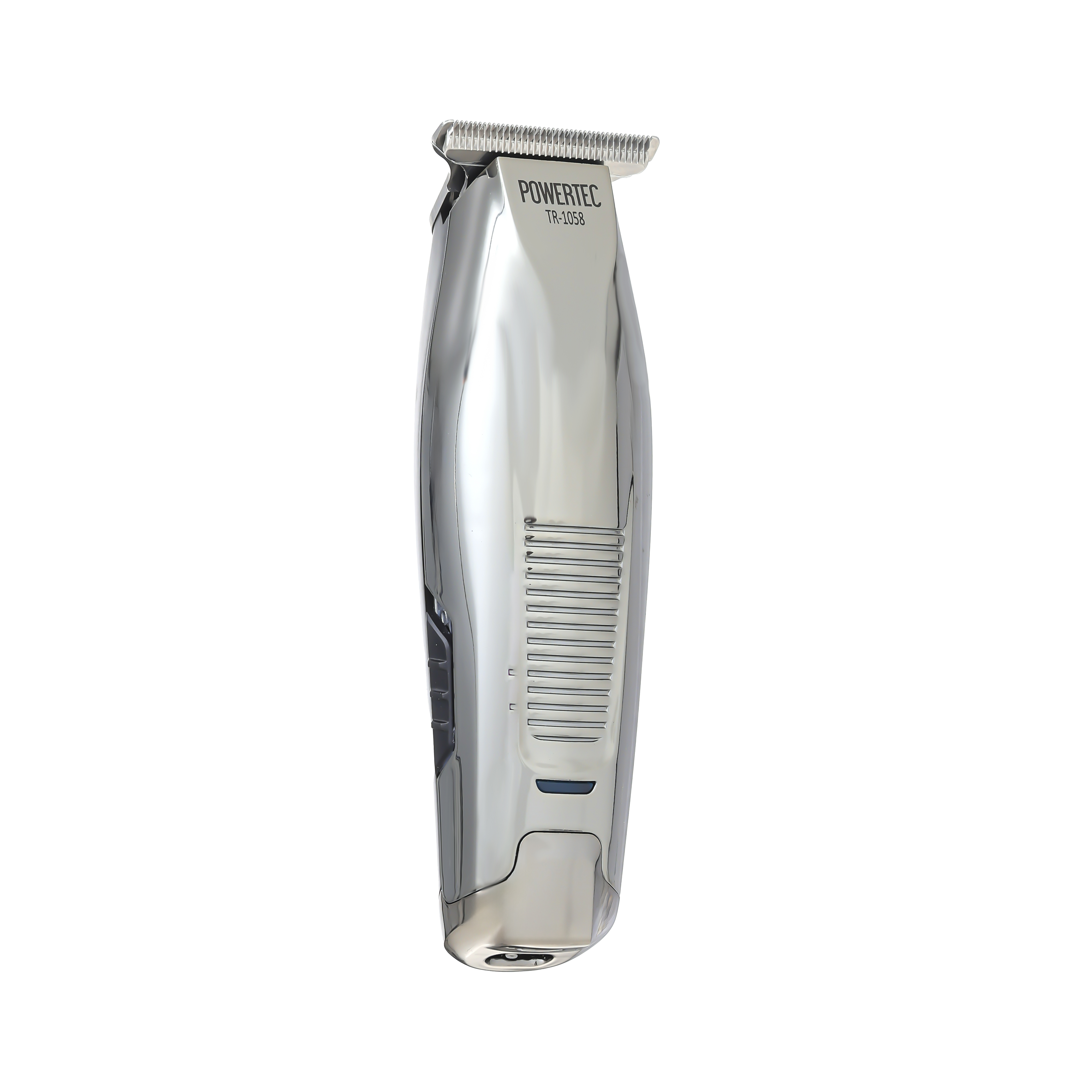 POWERTEC TR-1058 yazılı parlak gümüş saç düzeltici.