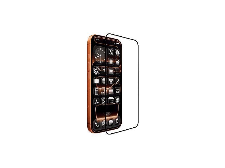 MOHSEVEN iPhone 17 Uyumlu Pure Safir Coating HD 3D Glue Temperli Cam Şeffaf Ekran Koruyucu