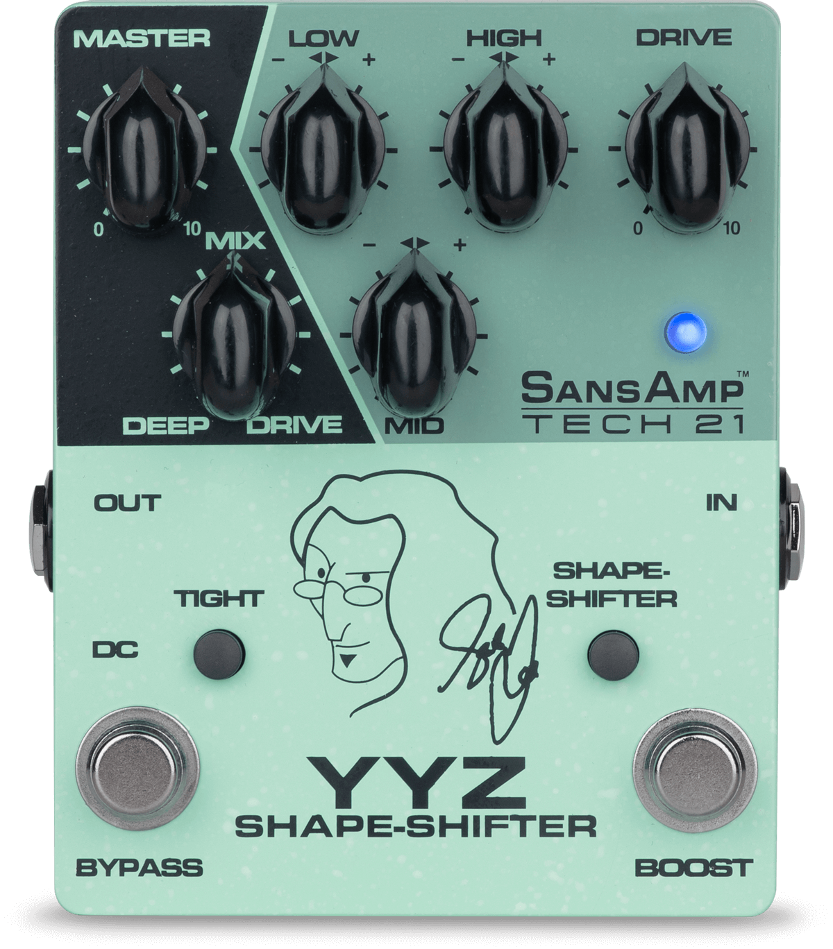 TECH 21 Geddy Lee YYZ Shape-Shifter Bas Gitar Pedalı