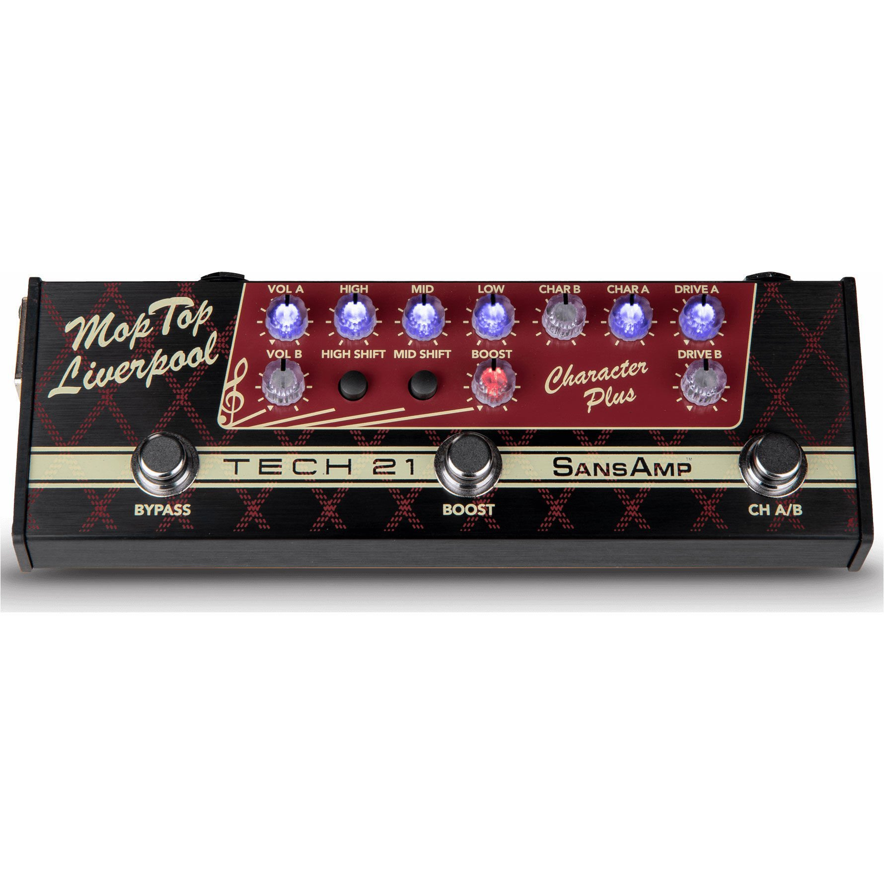 TECH 21 SansAmp Character Plus MopTop Liverpool Gitar Pedalı (CPSMTL)