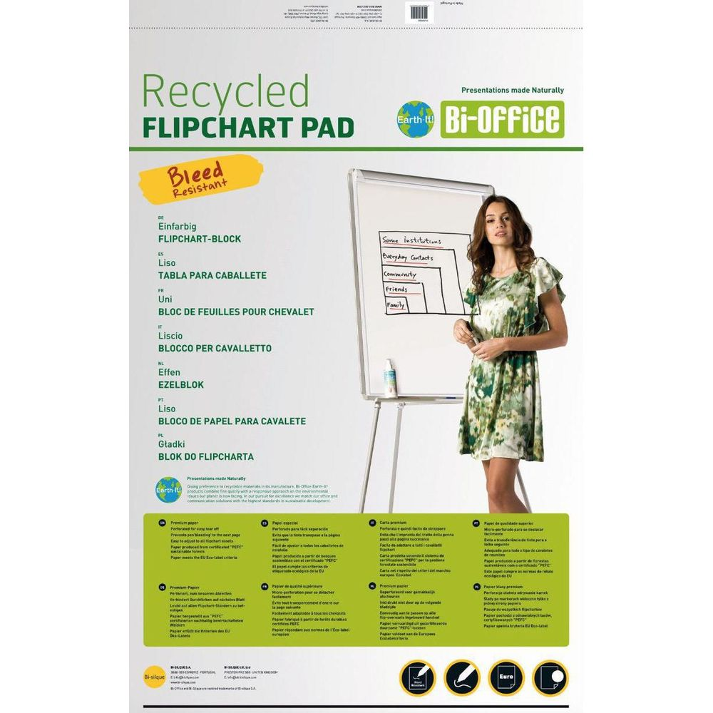 BI-OFFICE Flipchart Flipchart | 5 Blöcke à 20 Blatt | MediaMarkt