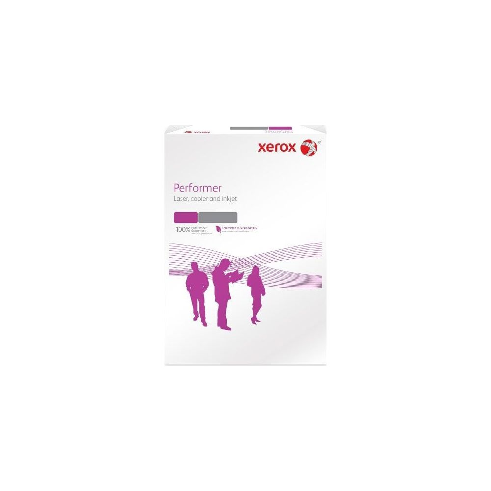 Packung mit Xerox Performer Papier für Laser-, Kopier- und Tintenstrahldrucker.