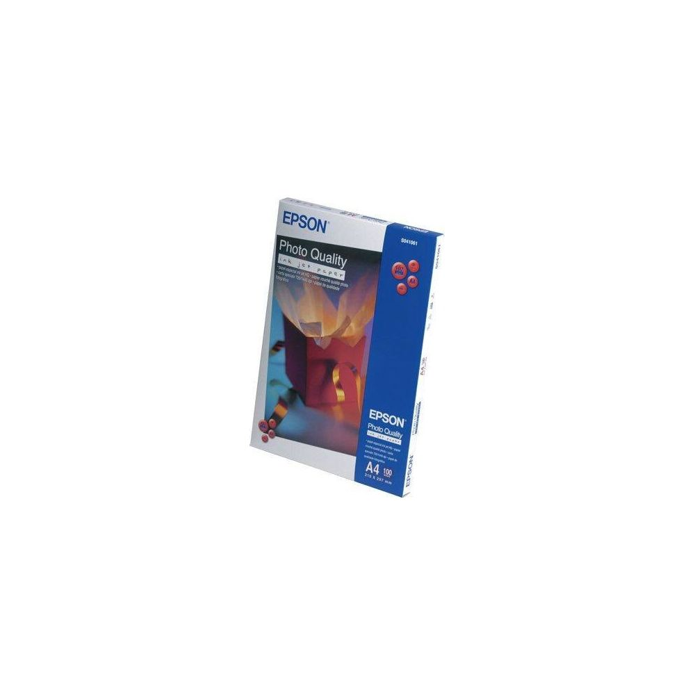 Confezione di carta Epson Photo Quality Inkjet, formato A4, 100 fogli.