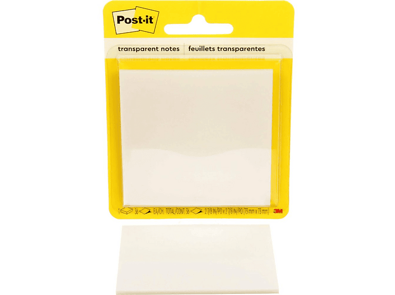 POST-IT Notizzettel 3M, 1 Block Aus PEFC-zertifizierten Papierfasern ...