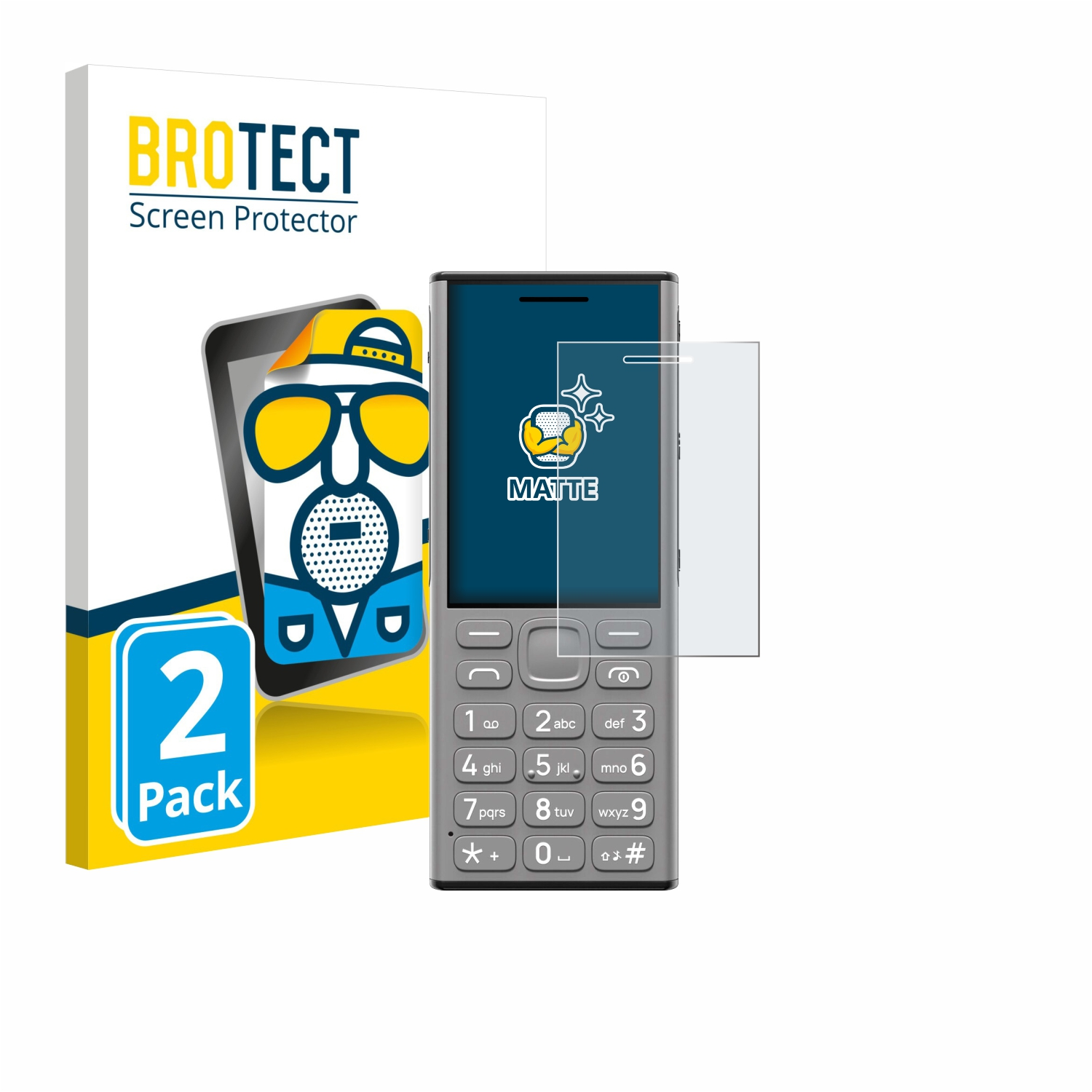 Pellicola Protettiva Opaca Brotect Per Nokia 2.4 – 2 Pezzi – Antiriflesso E Anti-Impronta – Made In Germany - 2
