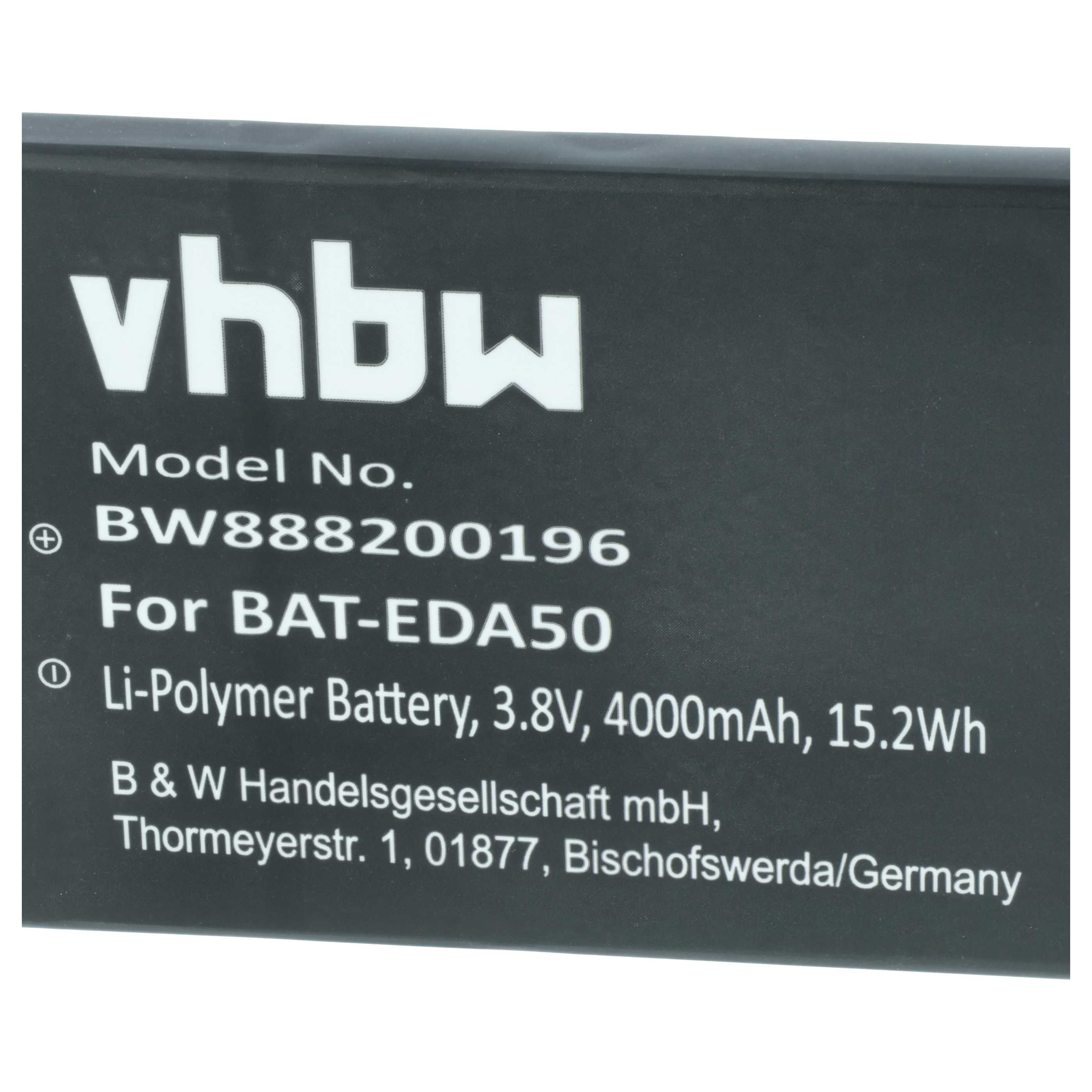 vhbw Li-Polymer Akku, 3,8V, 4000mAh, 15,2Wh, Modell BW888200196.