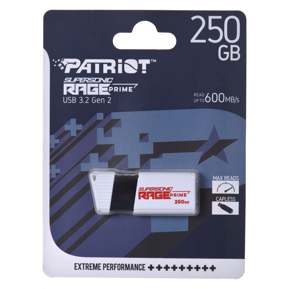 Opakowanie pendrive'a Patriot 250 GB USB 3.2 Gen 2.