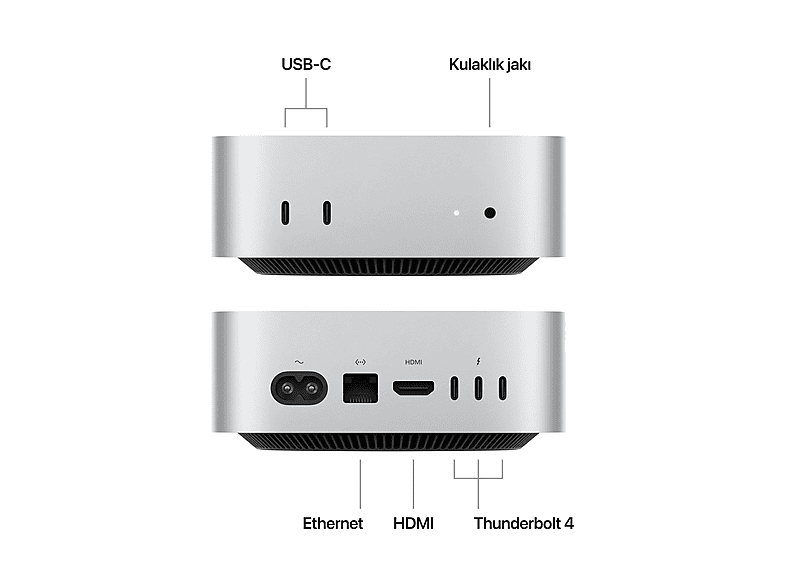 APPLE MU9E3TU/A Mac Mini Apple M4 16 GB RAM 512 GB SSD macOS Mini