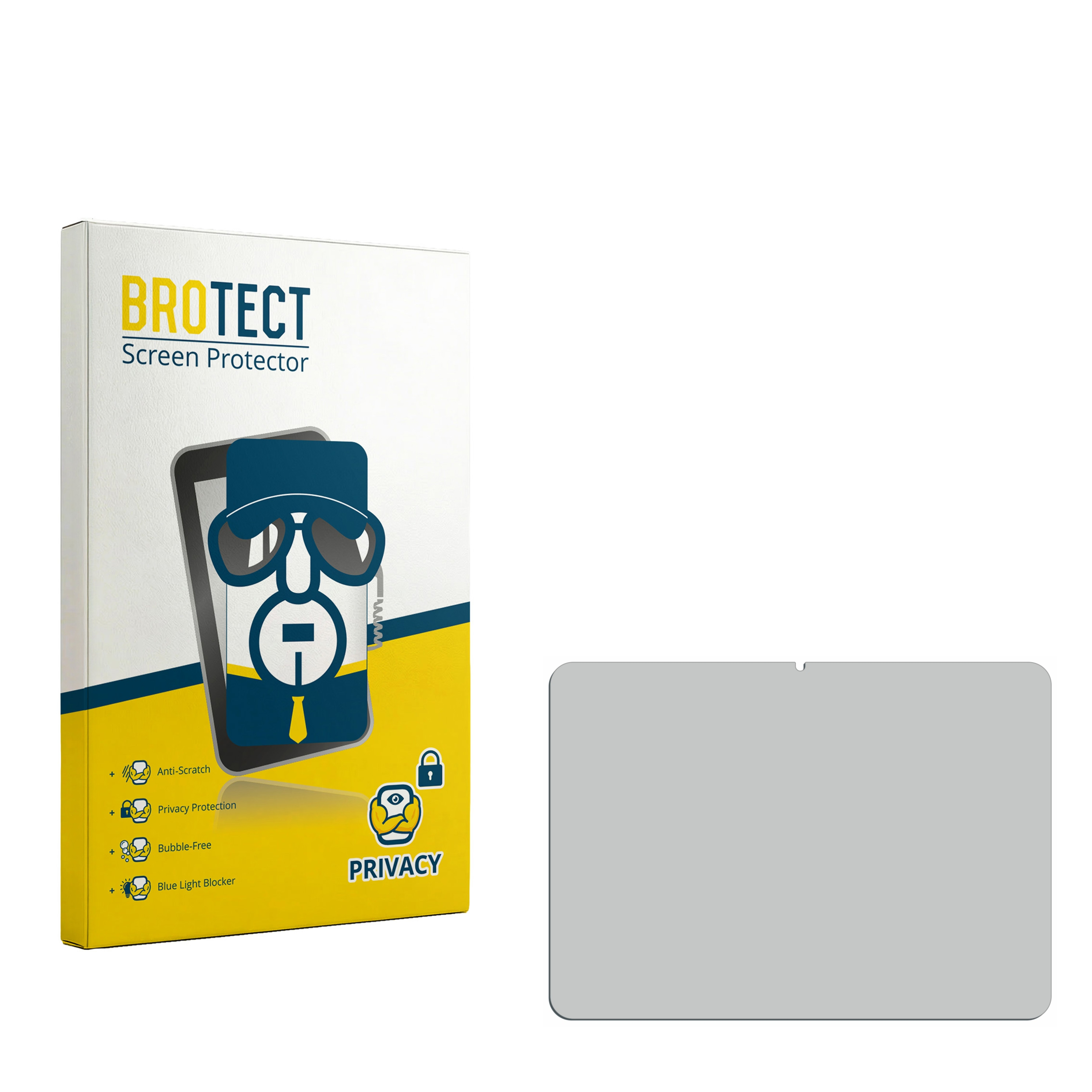 Verpackung von BROTECT Displayschutzfolie und eine Schutzfolie.